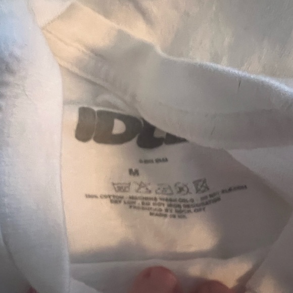 Hot Topic White Tee with Pink Bear Graphic - Picture 3 of 3